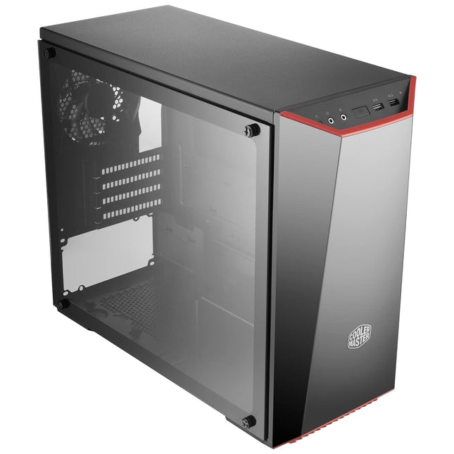 Cooler Master MasterBox Lite 3.1 TG Micro-ATX Case with Dark Mirror Design Black