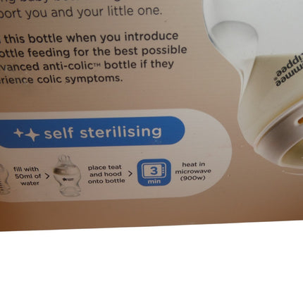 3 Pack Tommee Tippee Natural Start Decorated Baby Bottles 0+ months 260 ml