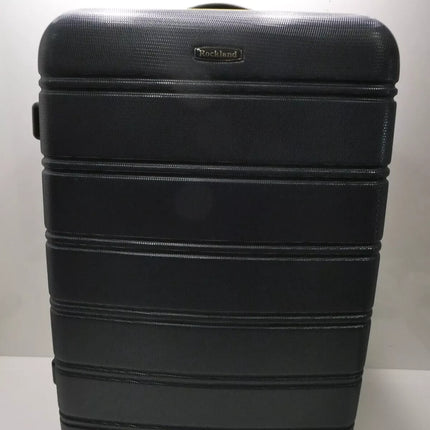 Rockland Melbourne Hardside Expandable Spinner Wheel Luggage, Navy, 2-Piece Set