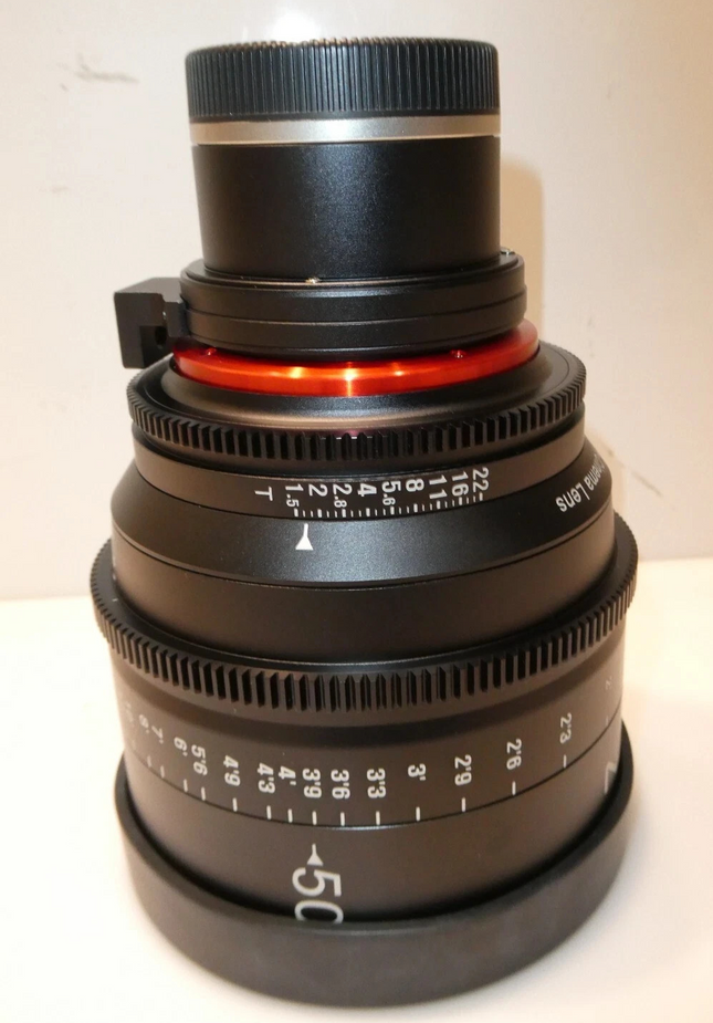 Rokinon Xeen XN50-NEX 50mm T1.5 Professional CINE Lens for Sony E Mount (FE)