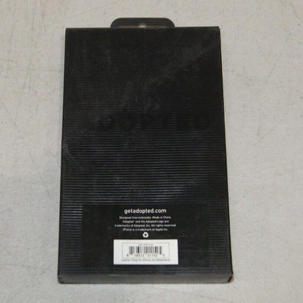 Adopted Leather Wrap Case for iPhone 4 - White/Silver