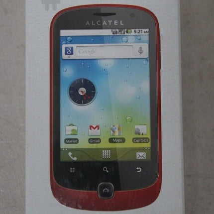 Alcatel OneTouch OT-990 3G GPS Android 5MP Mobile Phone - Black