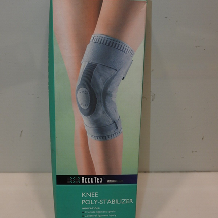Oppo 2930 Accutex Knee Poly-stabiliser, XXX-Large, Knee Sleeve for Sprains, Stra
