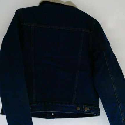 Wrangler Women's Fitted Sherpa Jacket, 70s Blue, Size - 10