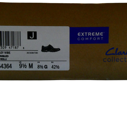 Clarks Men's Bradley Vibe Oxford, Tan Tumbled Leather, 9.5 US