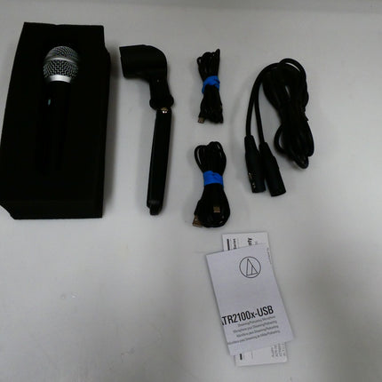 Audio Technica ATR2100X-USB Cardioid Dynamic Microphone - Dual USB/XLR Connectio