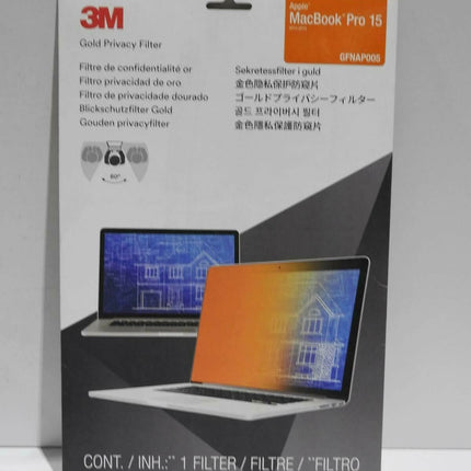 3M Gold Privacy Filter for 15" Apple MacBook Pro