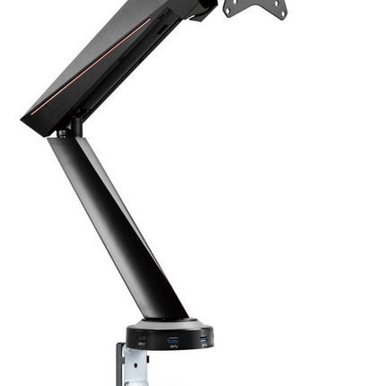 Kogan Full Motion Spring-Assisted RGB Gaming Monitor Mount with USB Hub (Single)
