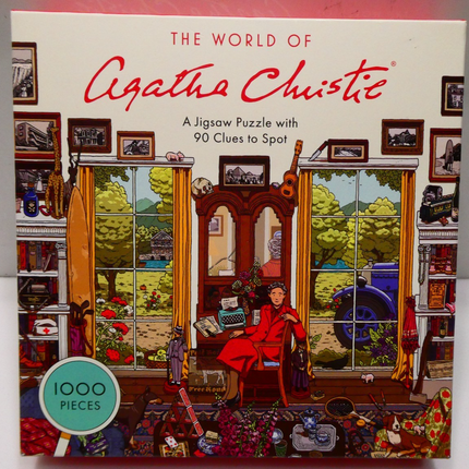World of Agatha Christie 1000 Piece Puzzle : 1000-Piece Jigsaw with 90 Clues
