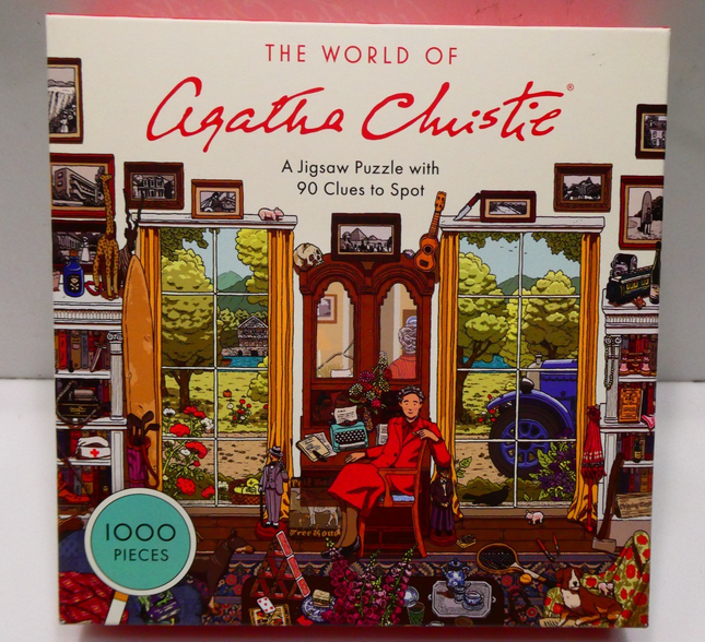 World of Agatha Christie 1000 Piece Puzzle : 1000-Piece Jigsaw with 90 Clues