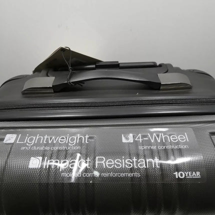 Kenneth Cole Reaction Out of Bounds Wheel Upright 24''Carry-on Luggage, Charcoal