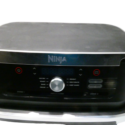 Ninja AF500 XXXL FlexDrawer Air Fryer With MegaZone 2470W Black & Silver