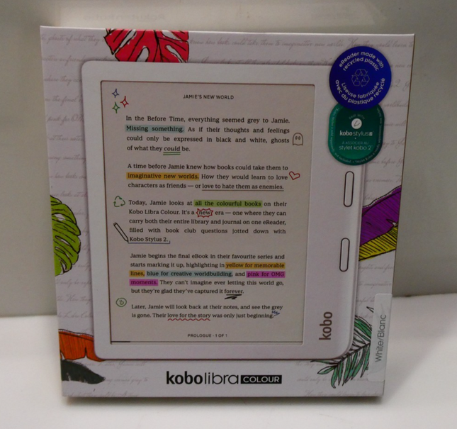 Kobo Libra Colour | Colour eReader | 7” Glare-Free Colour E Ink Kaleido™ 3 Displ