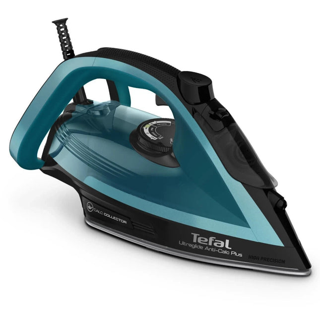 Tefal UltraGlide Anti-Calc Plus Steam Iron FV5873 - Black / Blue