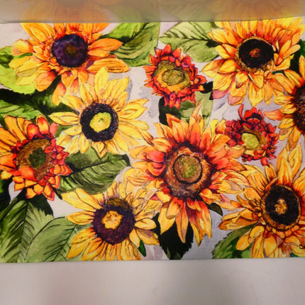 Caroline's Treasures 8766CMT Sunflower Kitchen or Bath Mat 20" by 30" Multi