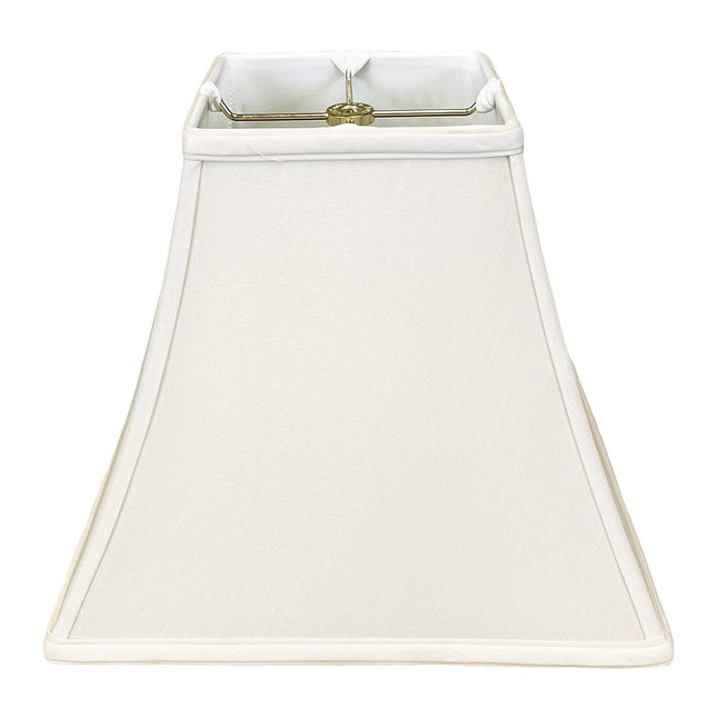 Royal Designs BSO-715-14WH Square Bell Basic Lamp Shade, 7" x 14" x 11.5", White