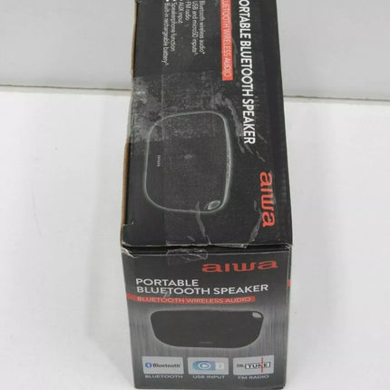 AIWA Soulmate (Black) ABT-110 Portable Bluetooth Speaker with Built-in Mic & TWS