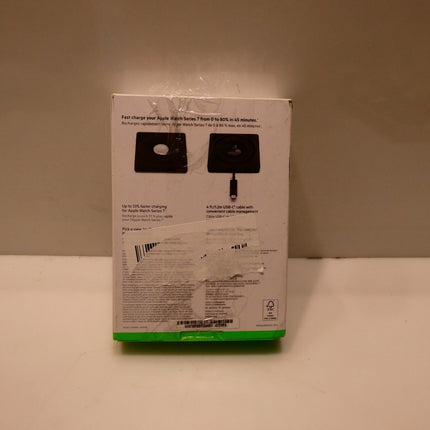 Belkin Apple Watch Fast Charger, MFi Certified Wireless Fast Charging Travel Pad