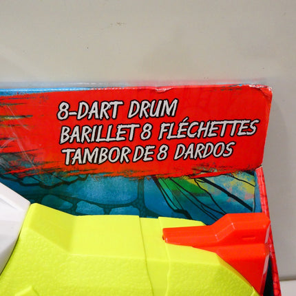 Nerf Dinosquad Armorstrike Dart Blaster, 8-Dart Rotating Drum, Drop Grip