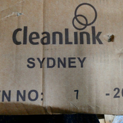 CleanLink 3-Tier Utility Trolley, 139.5 cm Height, Black