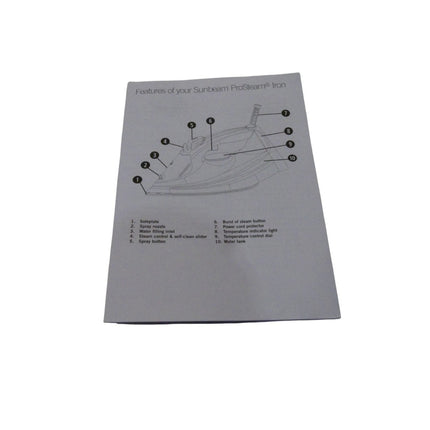 Sunbeam Pro Steam Ceraflow Sonic Iron SRC4700 - Black/Brown