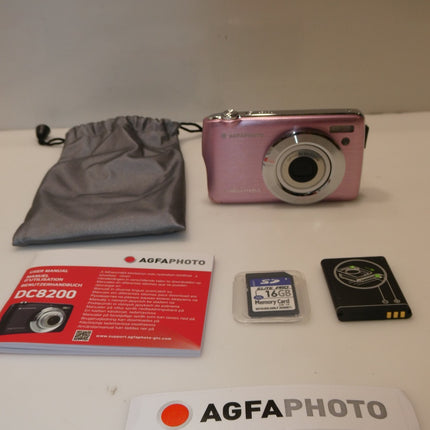 AgfaPhoto Realishot 8 x Optical Zoom 18MP CMOS Digital Camera - Pink