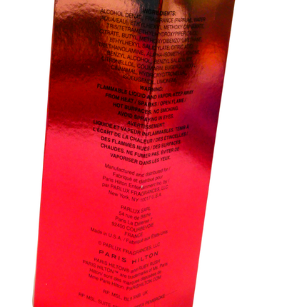 Paris Hilton Ruby Rush Eau De Parfum for Women - 100 ml