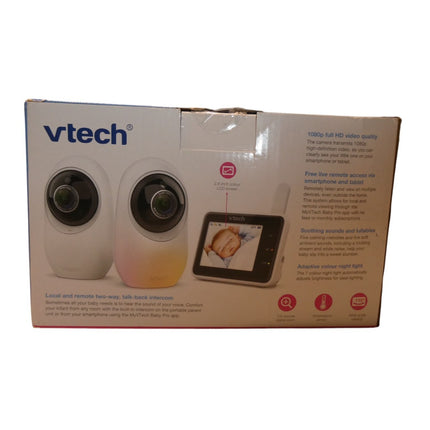 VTECH RM2751-2 2.8" Smart WIFI HD Video/Audio Monitor with Remote Access - Twin