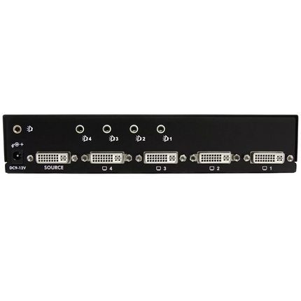 StarTech ST124DVIA 4 Port DVI Video Splitter with Audio