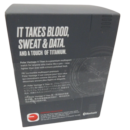 Polar Vantage V Titan Heart Rate Sensor Watch - Black/Red
