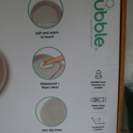 Bubble (Beautifully Conceived) Non-Slip Base Baby Cuddle Changing Mat for Newbor