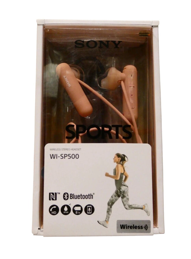 Sony WI-SP500 Wireless in-Ear Sports Headphones - Pink
