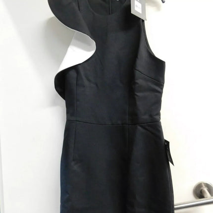 Cooper St - Jasmine High Neck Fitted Dress | Black | Size 8