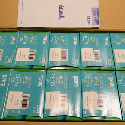 TouchnTuff 92-600 Unpowdered Single Use Glove, Extra Large 1000pcs