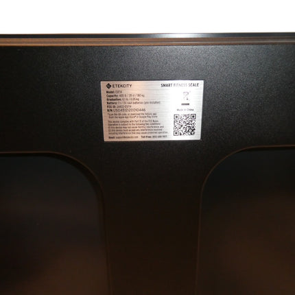 Etekcity Smart Wifi Scale for Body Weight, Black