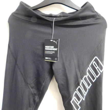 PUMA Women's Yogini Logo 7/8 Tight, Puma Black, Size - S