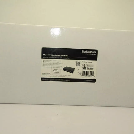 StarTech.com 4 Port DVI Video Splitter with Audio Video/Audio Splitter ST124DVIA