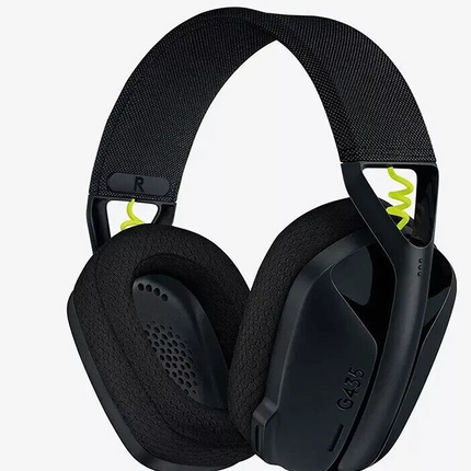 Logitech G435 LIGHTSPEED Wireless Gaming Headset (Black & Neon Yellow)