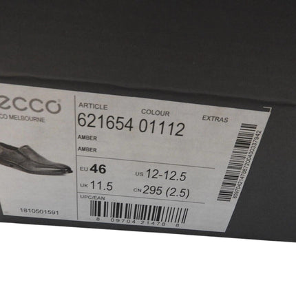 ecco Men's Melbourne Dress Shoes, Amber, 12-12.5 US
