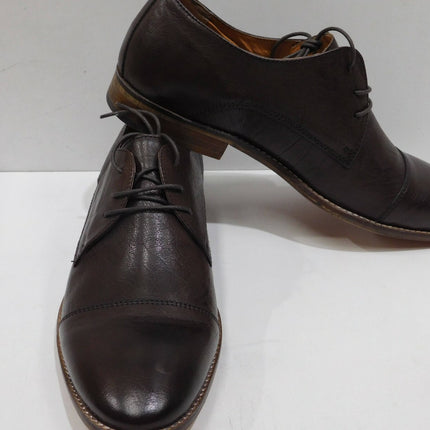 CROFT Men's Ari Lace-Up Flat Shoes, Choc, EU 44 11 US