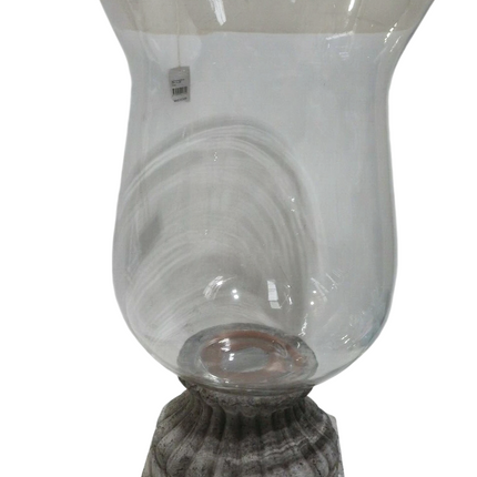 Home & Giftware Cem Hurricane Lamp/Stnd-XL-RN