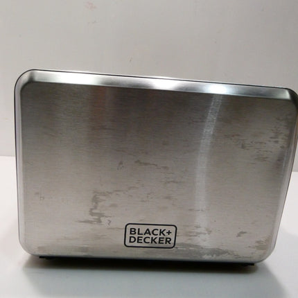 Black + Decker BD4250 Toaster 4 Slice, Stainless Steel