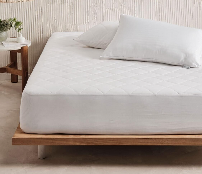 Linen House Kind Cotton Super King Mattress Protector - 200 GSM 180cm x 203cm