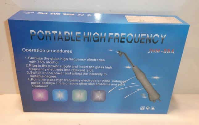 High Frequency Facial Wand 4 in 1 Portable High Frequency Facial Skin Machine fo