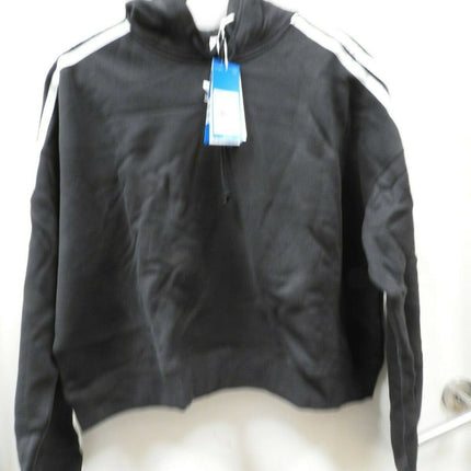 adidas Women's CY4766 Cropped Hoodie Sweatshirt, Black, Size - 48