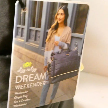 Itzy Ritzy Dream Weekender Travel Bag - Lightweight Overnight & Hospital Bag Fea
