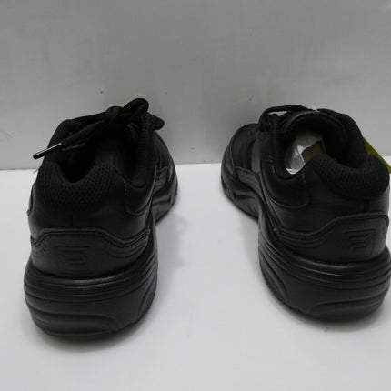 FILA Women's Memory Workshift Sneaker, Black/Black/Black, 6 US