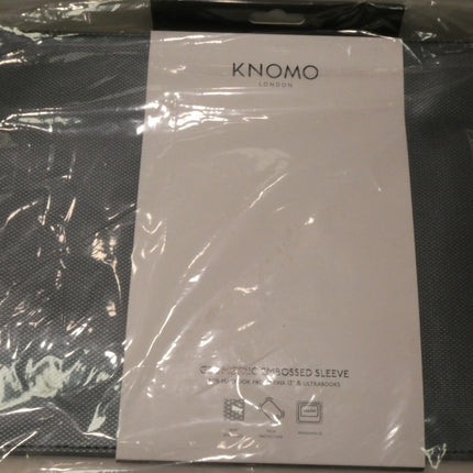 Knomo Embossed 13" Laptop Sleeve, Slim, Lightweight Leather Laptop Sleeve Compat