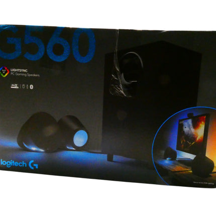 Logitech G 980-001303 G560 LIGHTSYNC PC Gaming Speakers Black