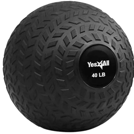 Yes4All Slam Balls Tread Exercise Ball 18KG/40LB